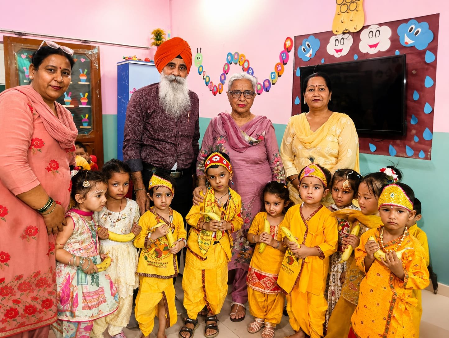 🦚✨ A Divine Krishna Celebration at DIAMOND PUBLIC SCHOOL 💙🪈 🌸 Where Little Hearts Celebrated the Spirit of Krishna! 🙏💫