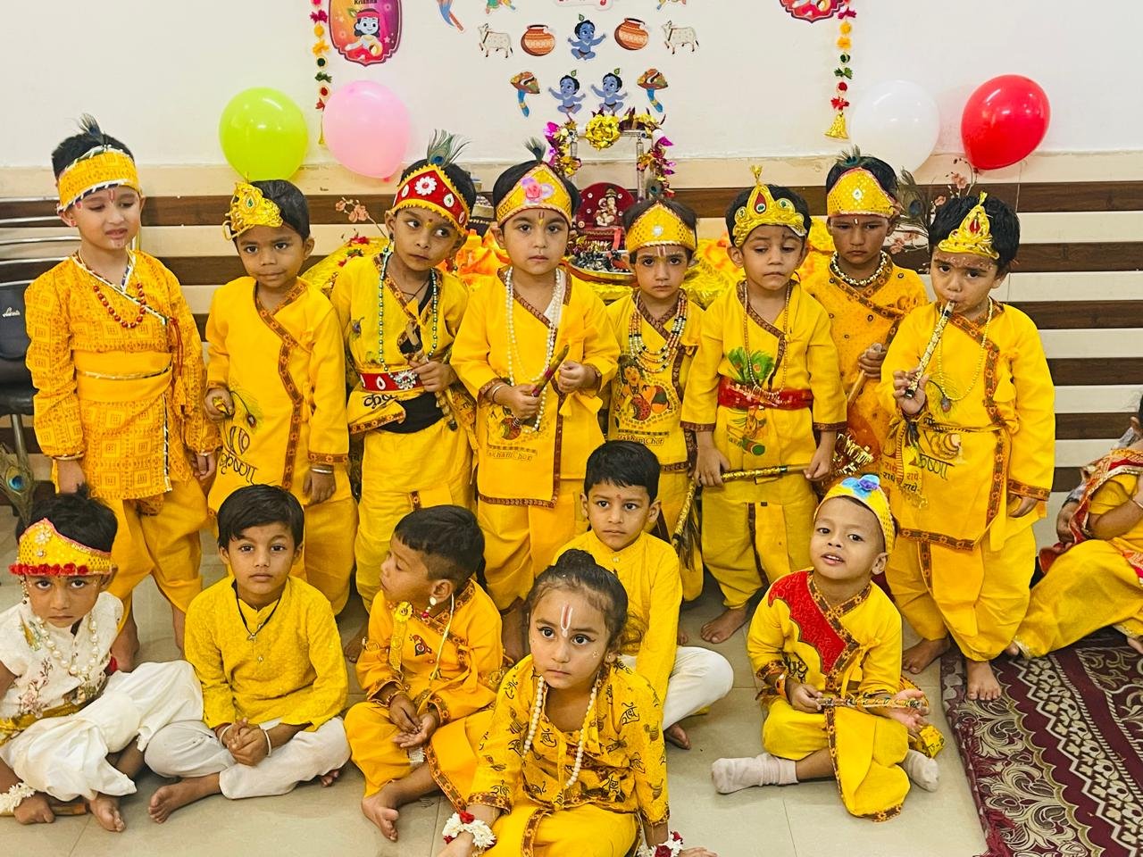 🦚✨ A Divine Krishna Celebration at DIAMOND PUBLIC SCHOOL 💙🪈 🌸 Where Little Hearts Celebrated the Spirit of Krishna! 🙏💫