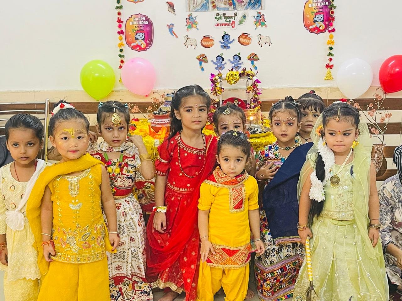 🦚✨ A Divine Krishna Celebration at DIAMOND PUBLIC SCHOOL 💙🪈 🌸 Where Little Hearts Celebrated the Spirit of Krishna! 🙏💫